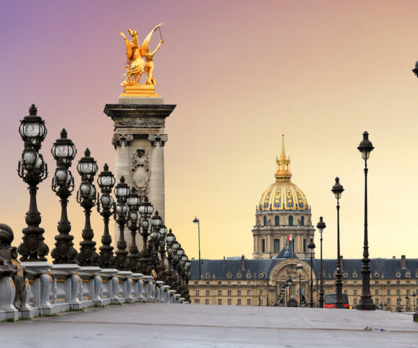 The Pont Alexandre III & The Invalides in Paris